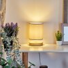 Lampe de table Chiuvi Écru, Blanc, 1 lumière