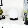 Lampe de table Karhia Noir, 1 lumière