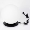Lampe de table Karhia Noir, 1 lumière