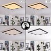 Plafonnier Boyero LED Noir, Blanc, 1 lumière