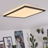 Plafonnier Boyero LED Noir, Blanc, 1 lumière