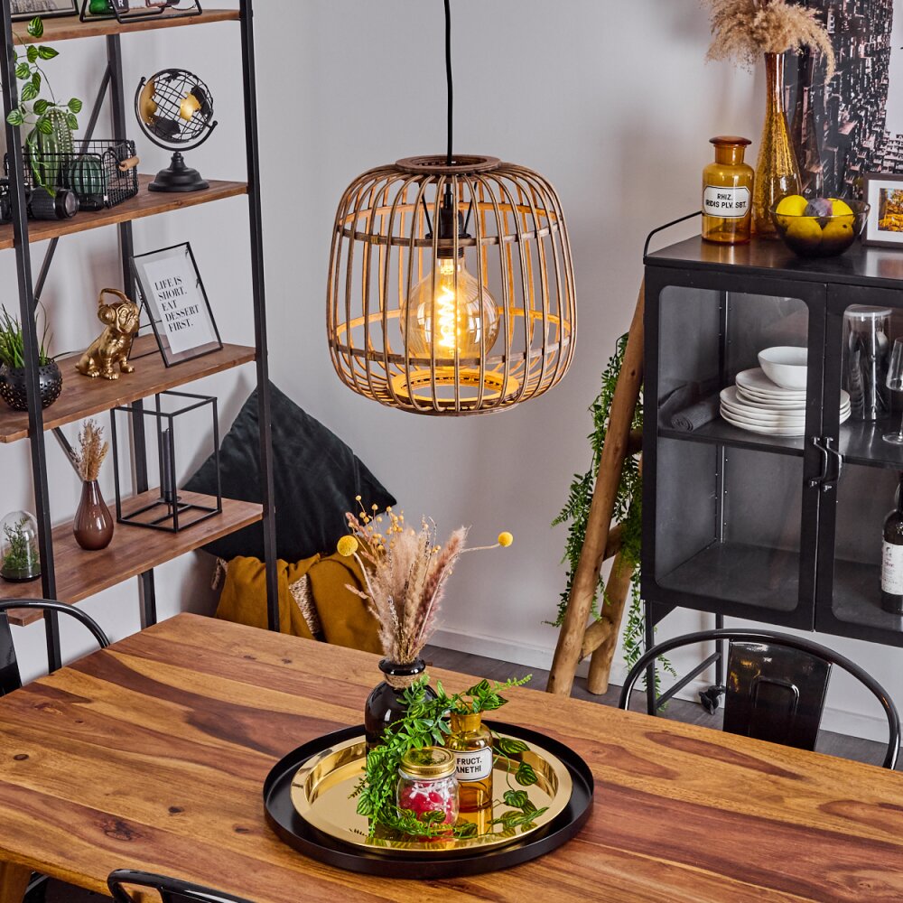 Suspension Combeima Noir, 1 lumière main product photo