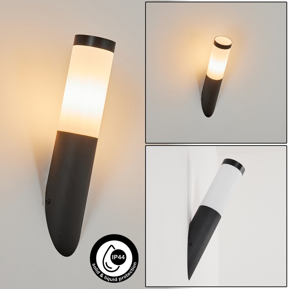 Applique murale d'extérieur Ruti Noir, 1 lumière main product photo
