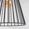 Suspension Samorinha Laiton, Noir, 3 lumières