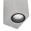 Applique murale d'extérieur Steinhauer Acier inoxydable, 2 lumières