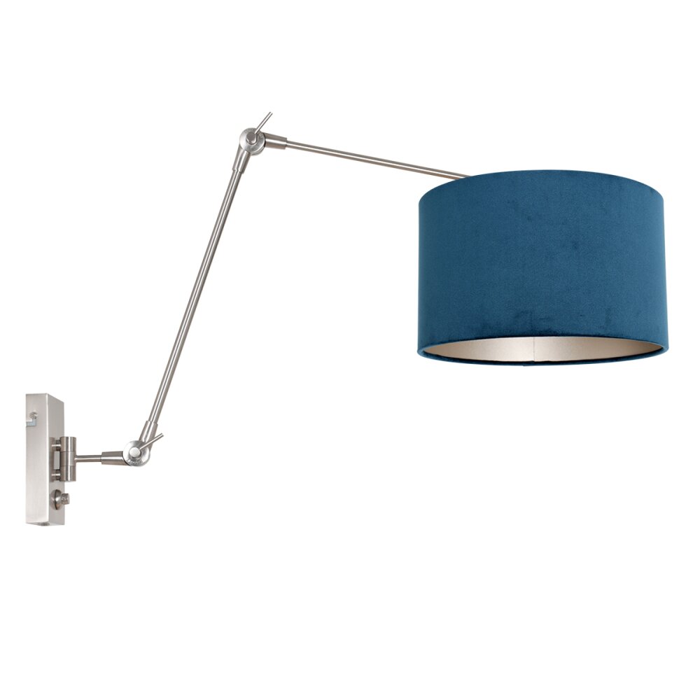 Applique murale Steinhauer Prestige Chic Acier inoxydable, 1 lumière main product photo