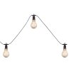Guirlande Globo LED Noir, 10 lumières