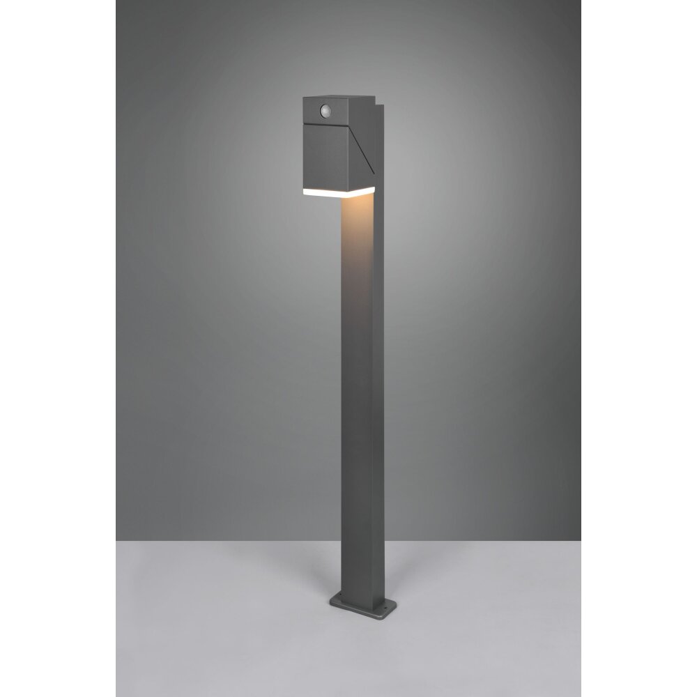 Borne lumineuse Trio Avon LED Anthracite, 1 lumière, Détecteur de mouvement main product photo