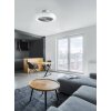 Ventilateur de plafond Eglo ORTONA LED Blanc, 3 lumières