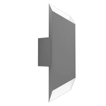 Applique murale d'extérieur Eglo SPIAZZINA LED Noir, Blanc, 2 lumières
