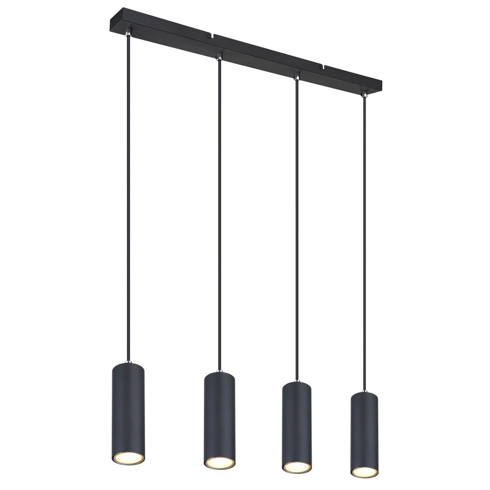 Suspension Globo ROBBY Noir, 4 lumières main product photo