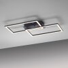 Plafonnier Leuchten-Direkt IVEN LED Noir, 1 lumière