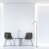 Lampadaire Paul Neuhaus PURE-GEMIN LED Aluminium, Noir, 1 lumière