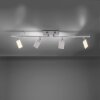 Plafonnier Paul Neuhaus PURE-MIRA LED Aluminium, 4 lumières, Télécommandes