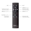 Plafonnier Paul Neuhaus PURE-MIRA LED Noir, 2 lumières, Télécommandes