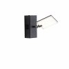 Applique murale Paul Neuhaus PURE-MIRA LED Noir, 2 lumières, Télécommandes