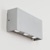 Applique murale d'extérieur Morenos LED Argenté, Blanc, 6 lumières