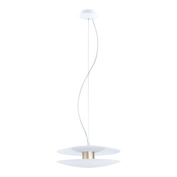 Suspension EGLO TRAPPETO LED Champagne, Blanc, 2 lumières Suspension EGLO TRAPPETO LED Champagne, Blanc, 2 lumières