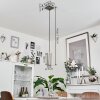Suspension Javel Chrome, Nickel mat, 1 lumière
