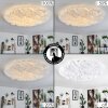 Plafonnier Adegoiva LED Blanc, 1 lumière