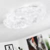 Plafonnier Adegoiva LED Blanc, 1 lumière