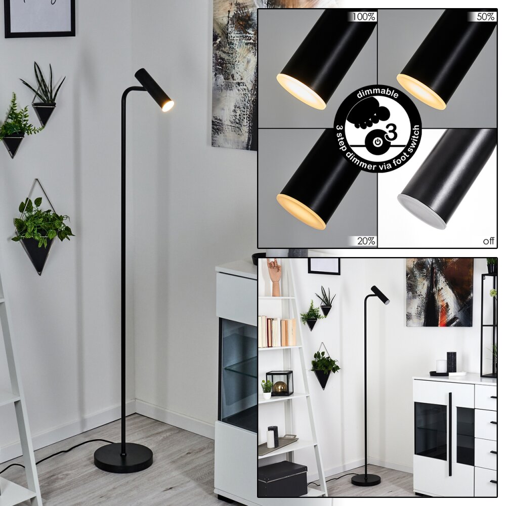 Lampadaire Dalheim LED Noir, 1 lumière main product photo