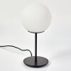 Lampe de table  Karhia Noir, 1 lumière