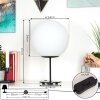 Lampe de table  Karhia Noir, 1 lumière