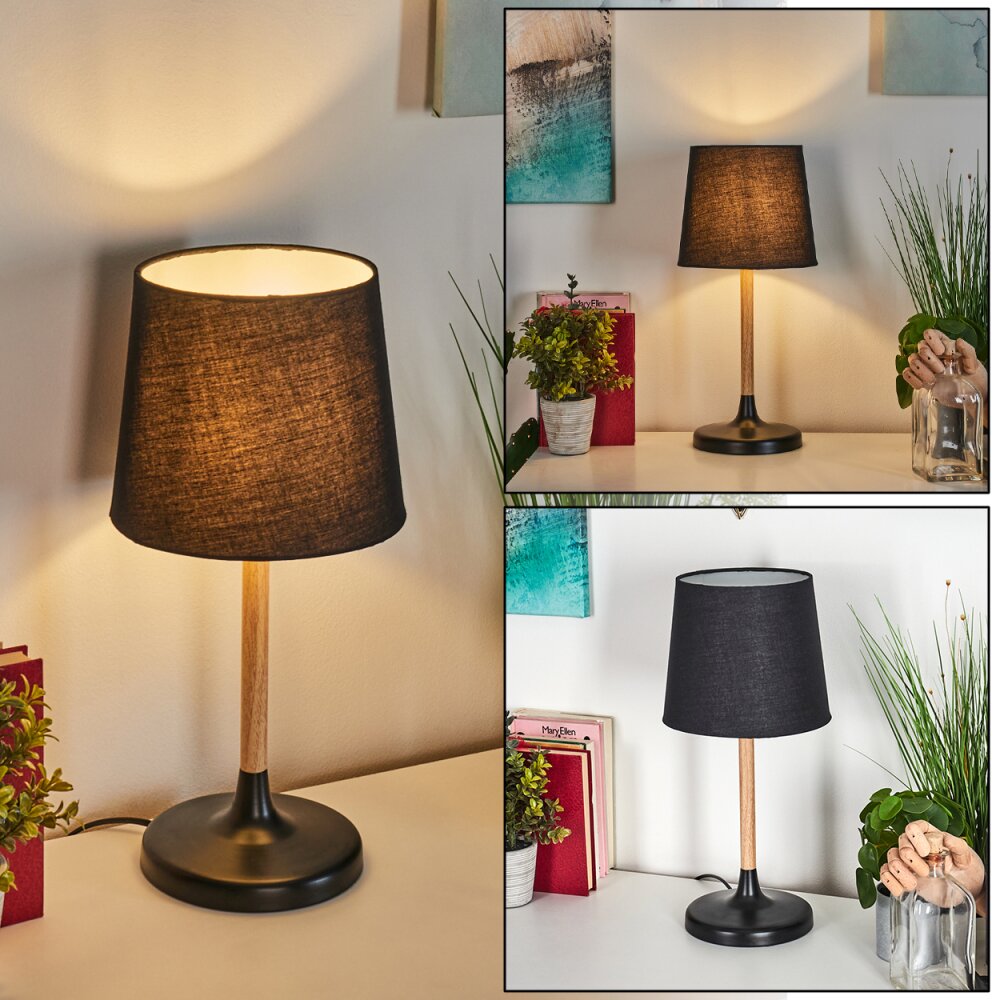 Lampe de table Frecheiro Écru, Noir, 1 lumière main product photo