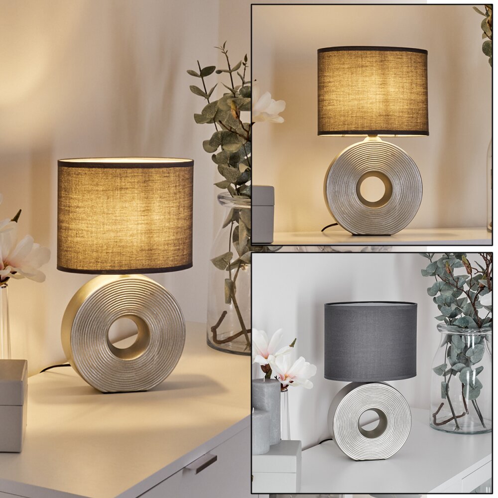 Lampe de table Saija Argenté, 1 lumière main product photo