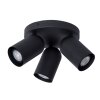 Plafonnier Lucide PUNCH Noir, 3 lumières
