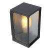 Applique murale d'extérieur Lucide CAGE LED Anthracite, 1 lumière