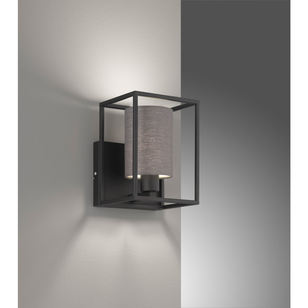 Applique murale Fischer & Honsel Gilli Noir, 1 lumière main product photo