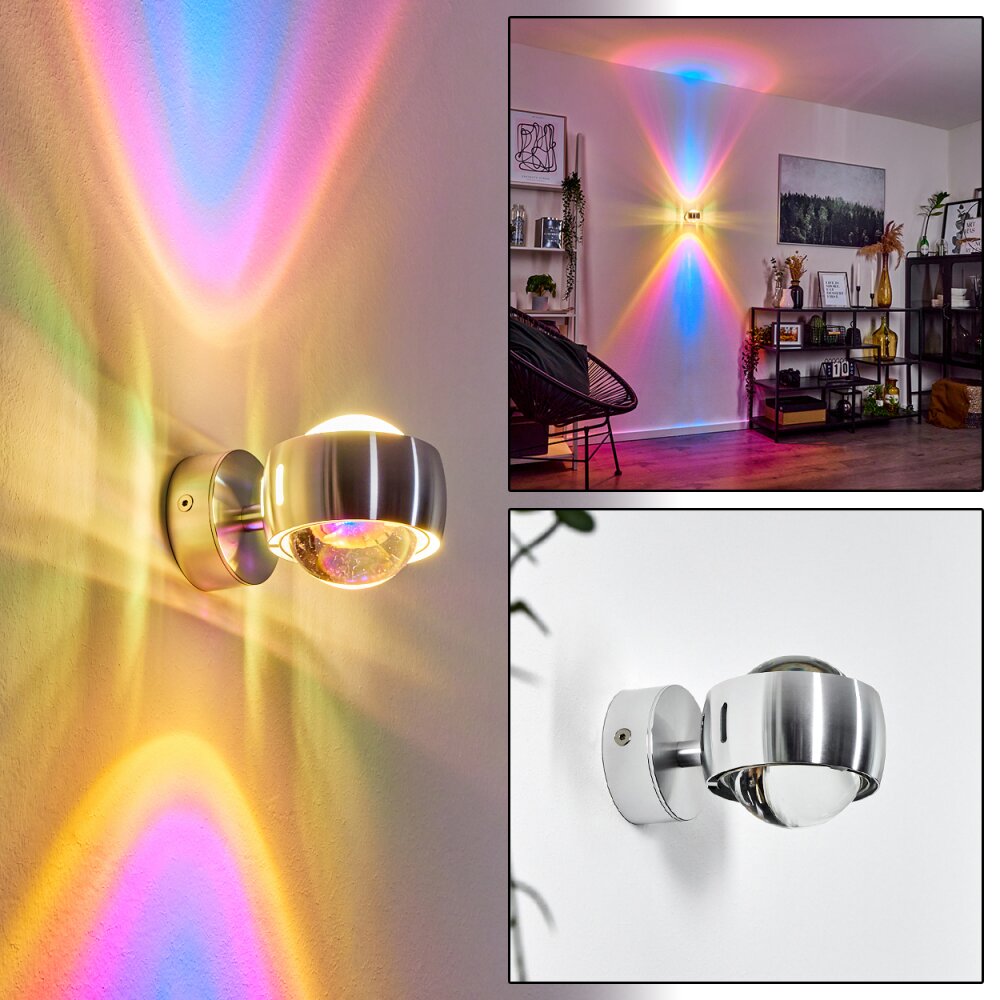 Applique murale Sapri Argenté, 1 lumière main product photo