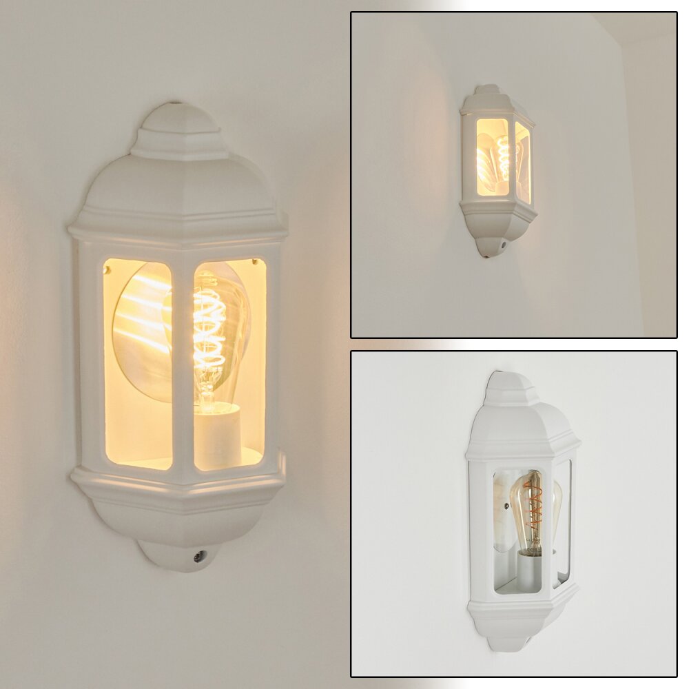 Applique murale d'extérieur Ouse Blanc, 1 lumière main product photo