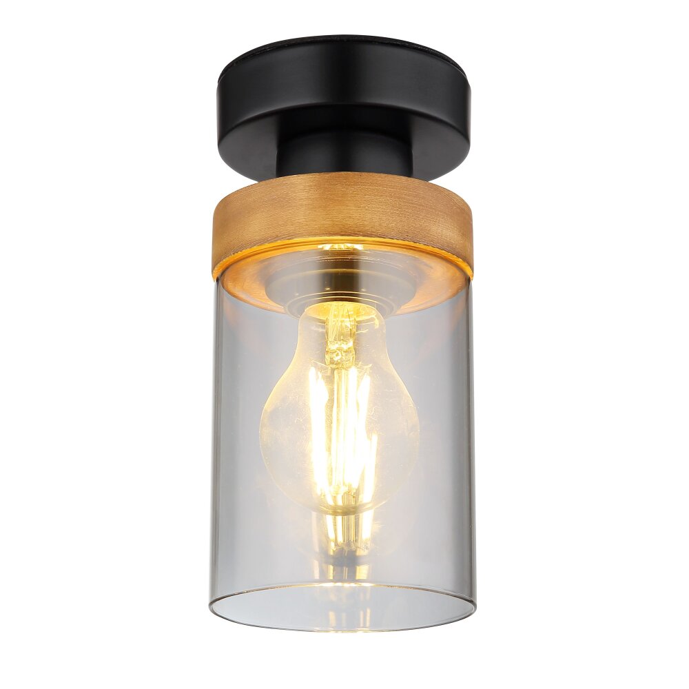 Plafonnier Globo FINCA Écru, Noir, 1 lumière main product photo