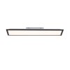 Plafonnier Leuchten-Direkt FLAT LED Noir, 1 lumière