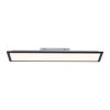 Plafonnier Leuchten-Direkt FLAT LED Noir, 1 lumière