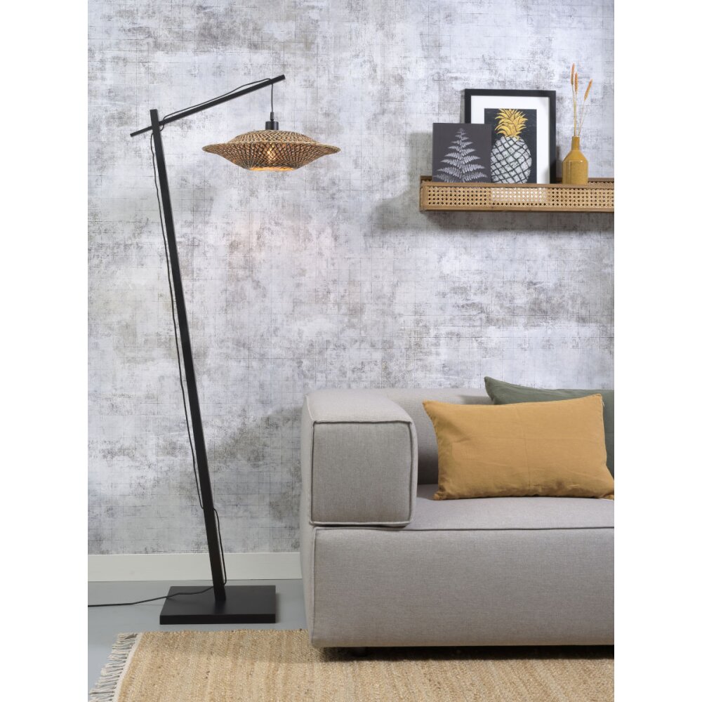 Lampadaire Good & Mojo BALI Noir, 1 lumière main product photo
