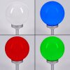 lampe solaire  Kanganbou LED Argenté, 4 lumières, Changeur de couleurs
