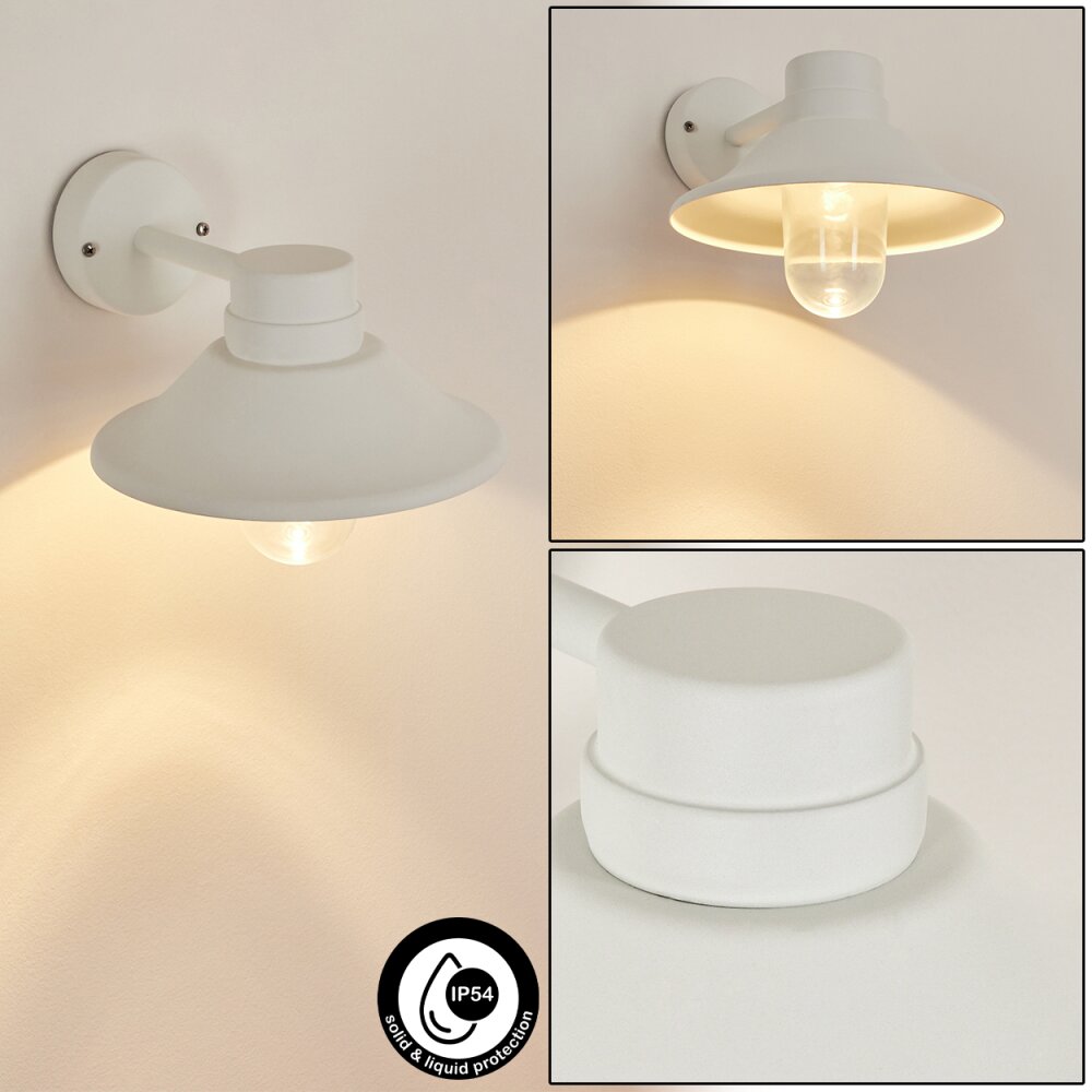 Applique murale d'extérieur Pumiri LED Blanc, 1 lumière main product photo