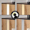 Lampe de table  Kyneton LED Écru, Noir, 2 lumières