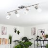 Plafonnier  Villaseca LED Nickel mat, 4 lumières