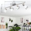 Plafonnier  Villaseca LED Nickel mat, 4 lumières