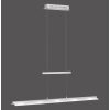 Suspension Leuchten-Direkt NELE LED Acier inoxydable, 5 lumières