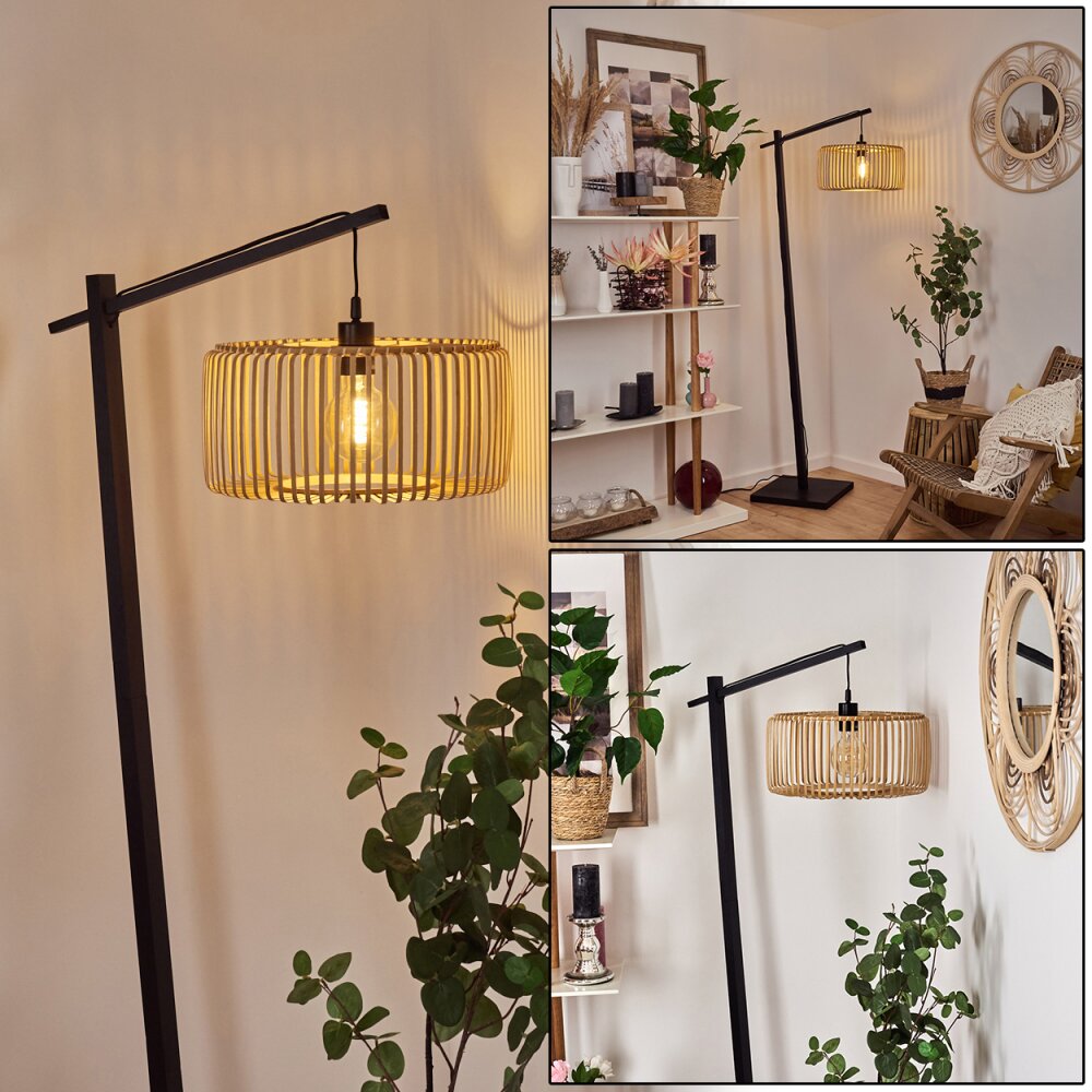 Lampadaire Callide Noir, 1 lumière main product photo