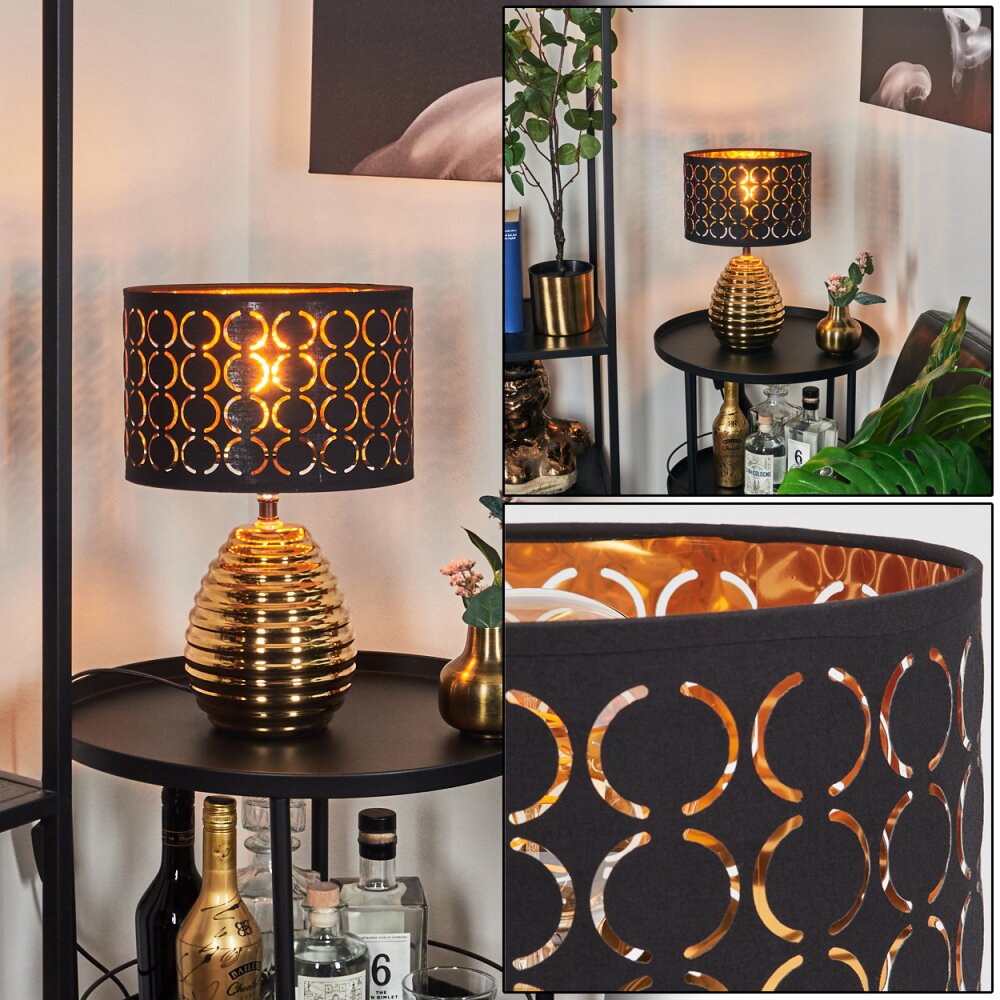 Lampe de table Osorno Or, 1 lumière main product photo