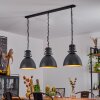 Suspension  Tallaa Noir, 3 lumières
