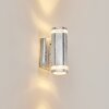 Applique murale d'extérieur  Amyton Acier inoxydable, Transparent, Zingué, 2 lumières
