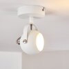 Plafonnier Gadmen Chrome, Blanc, 1 lumière